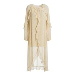 Rita Ora x Primark Polka Dot Ruffle Tunic Dress Sheer Cottagecore Boho Vibe